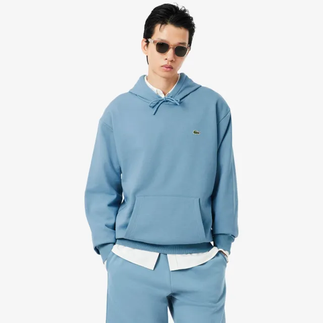 Lacoste regular fit hoodie - blauw Bleu