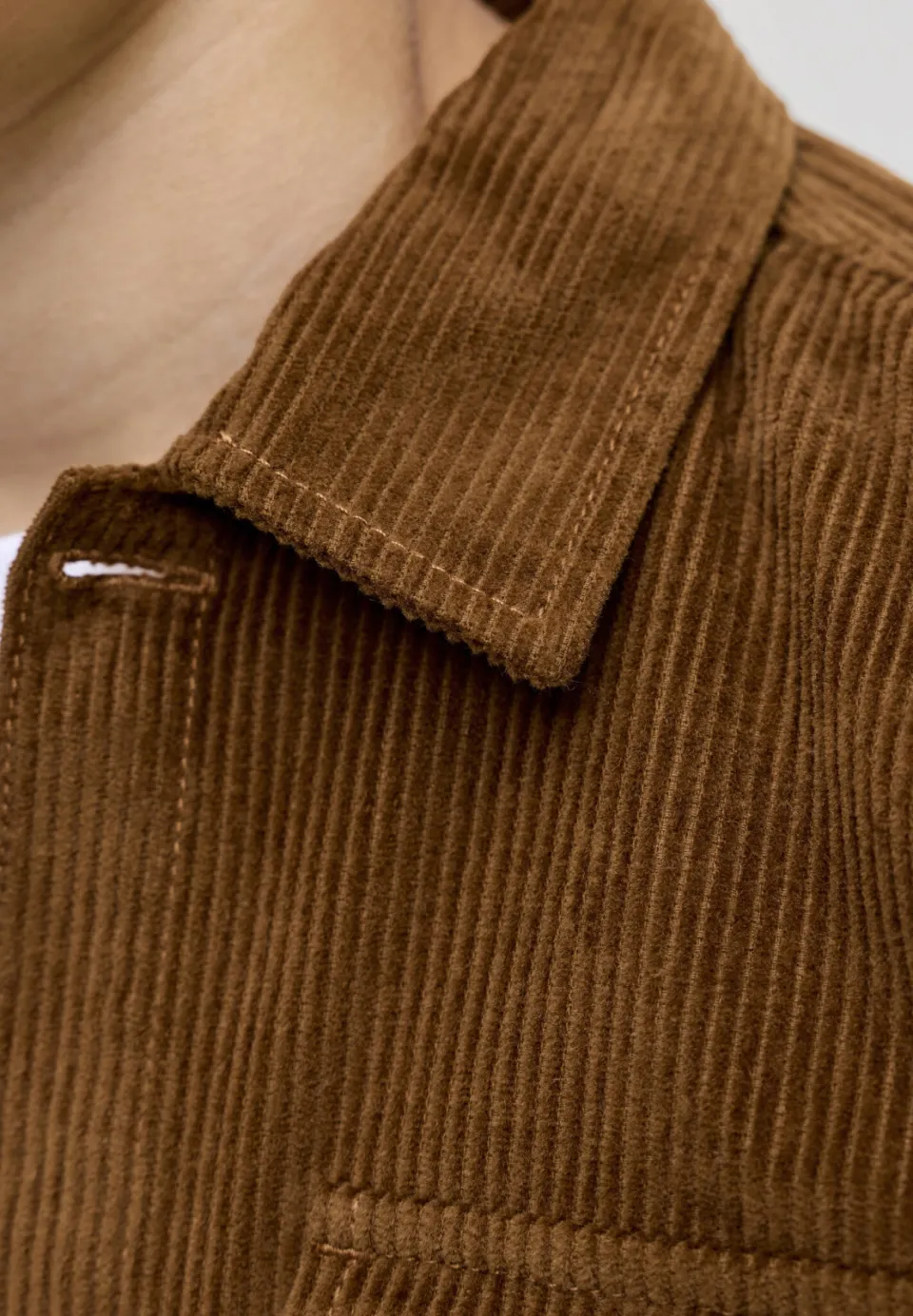 Jack & Jones JUNIOR corduroy overhemd - bruin, foto 5