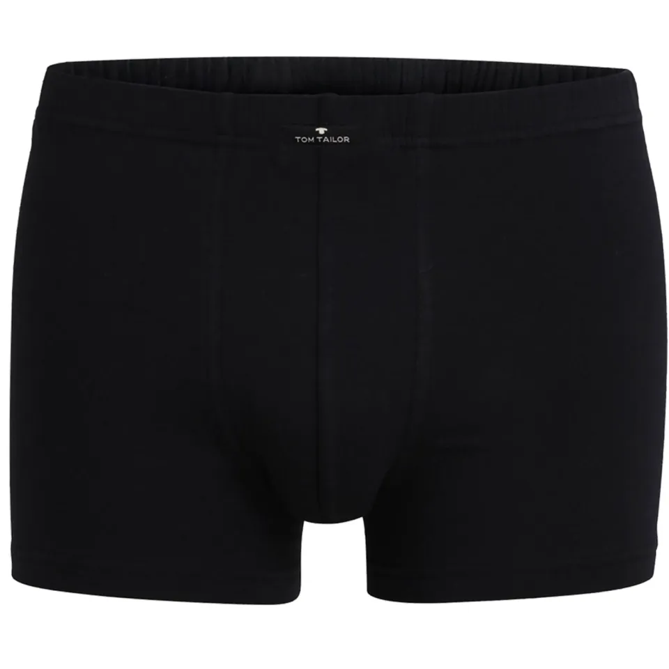 Tom Tailor Boxershort met stretch in een set van 4 stuks Zwart