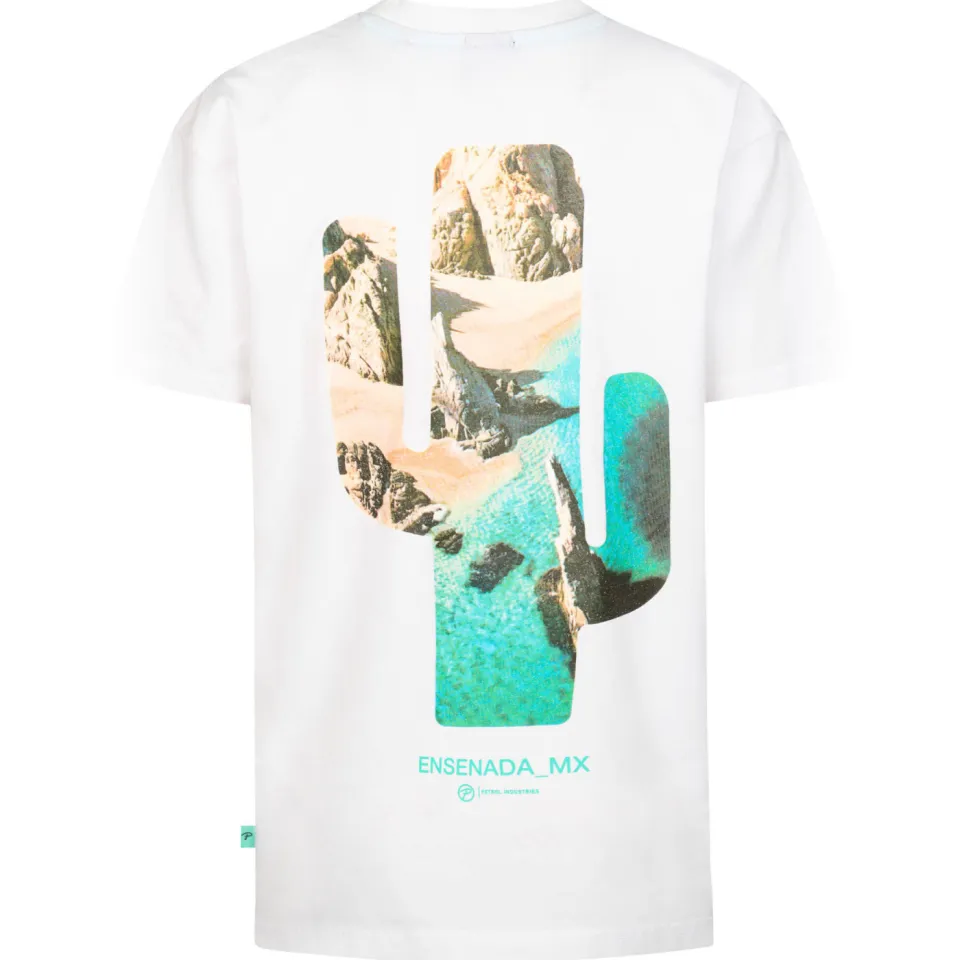 Petrol Industries t-shirt met print wit, foto 3