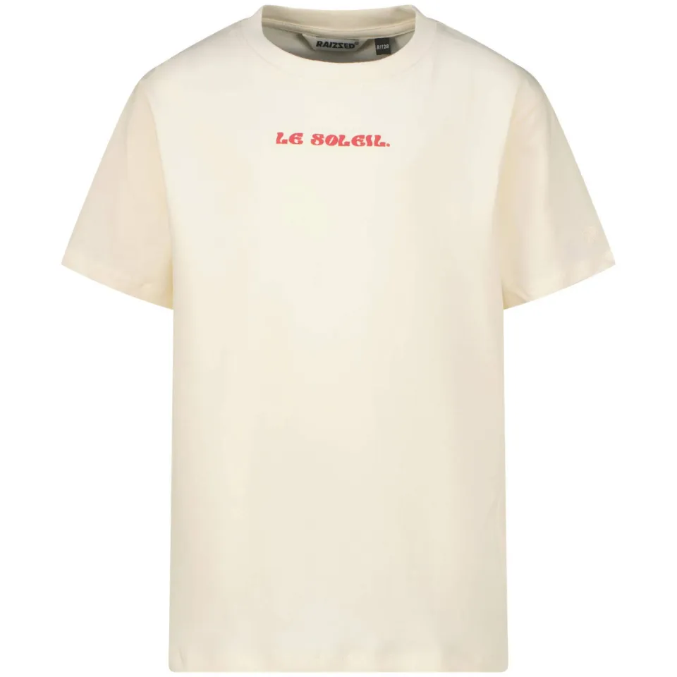 Raizzed T-shirt lichtgeel met tekst, foto 2