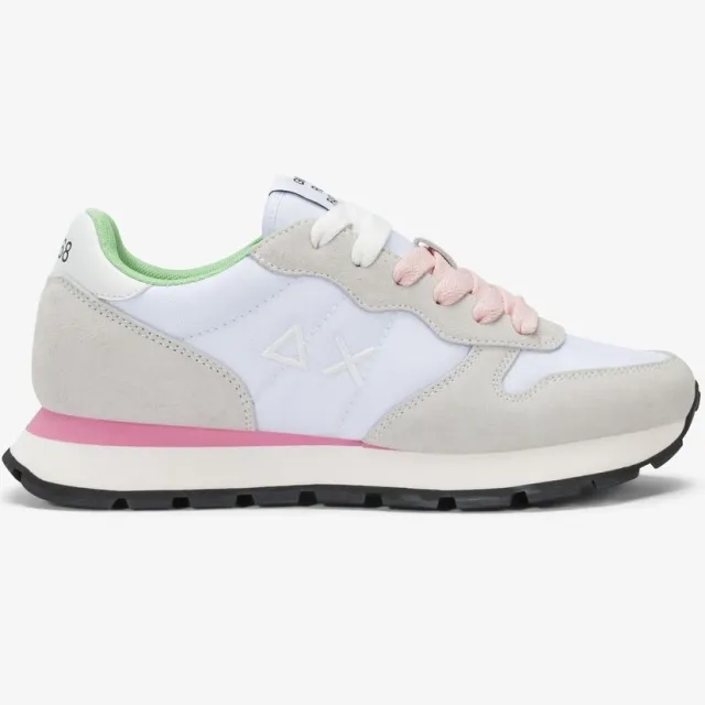 Sun68 Ally Solid lage sneakers wit
