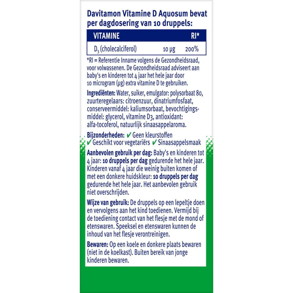 Davitamon Vitamine D Aquosum druppels, foto 3