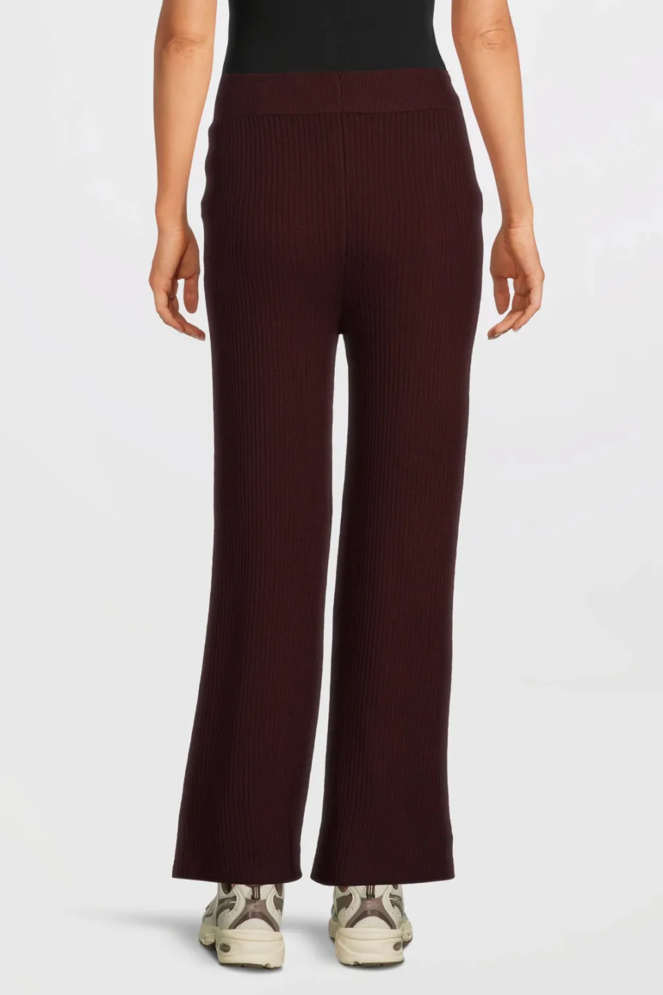 LOVE2WAIT straight high waist zwangerschapsbroek donkerrood, foto 5