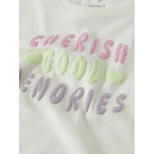 NAME IT MINI t-shirt ecru, foto 3