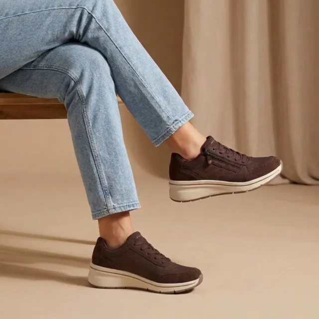 Skechers Billion Flex - Luxe Up Sneakers bruin, foto 6
