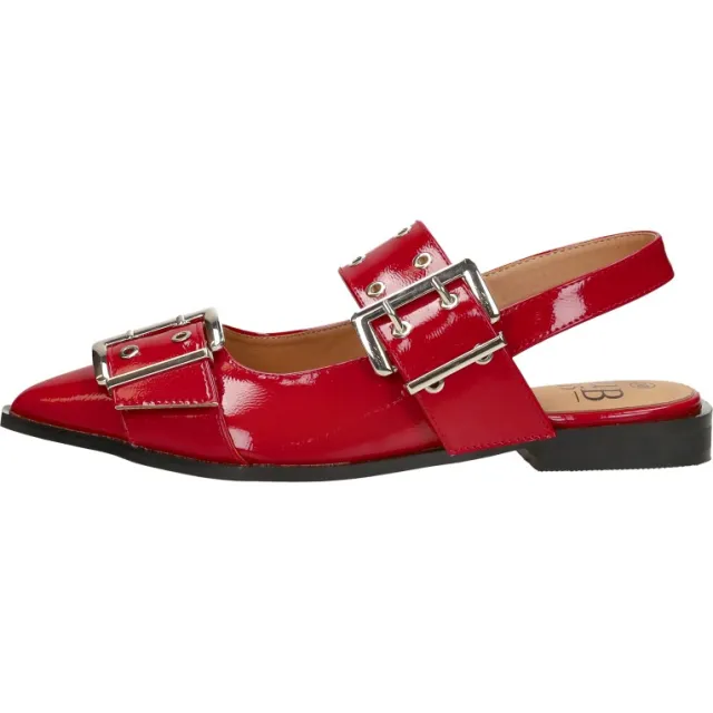 Sub55 slingbacks rood, foto 2