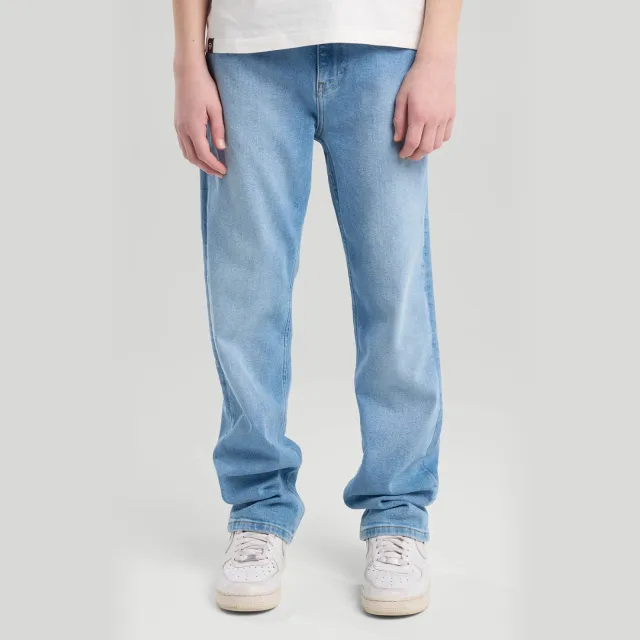 America Today waist straight leg jeans light blue denim