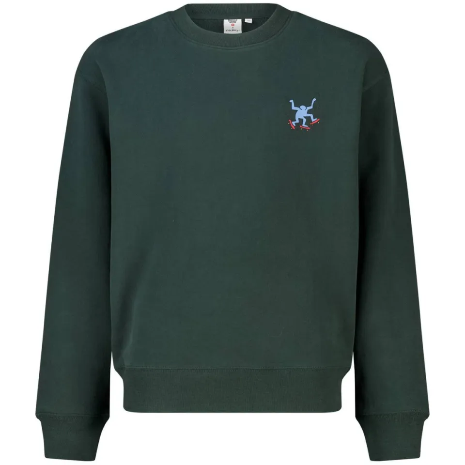 America Today sweater met print - donkergroen, foto 2