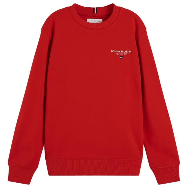 Tommy Hilfiger sweater met logo - rood