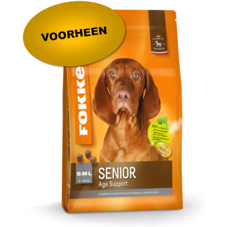 Fokker Age-Care senior hondenvoer, foto 4
