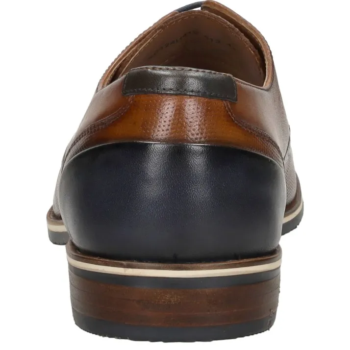 Sub55 Gekleed Laag veterschoen cognac, foto 4
