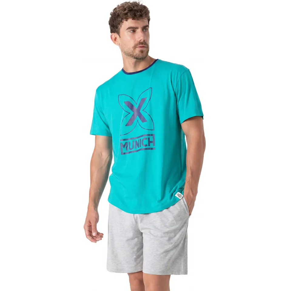 Munich MU17 pyjamaset turquoise, foto 2