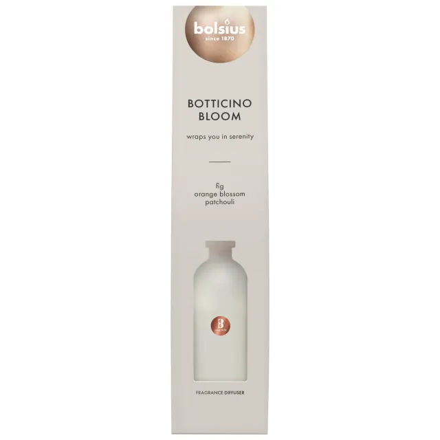 Bolsius geurstokjes - Botticino Bloom (160 ml) wit