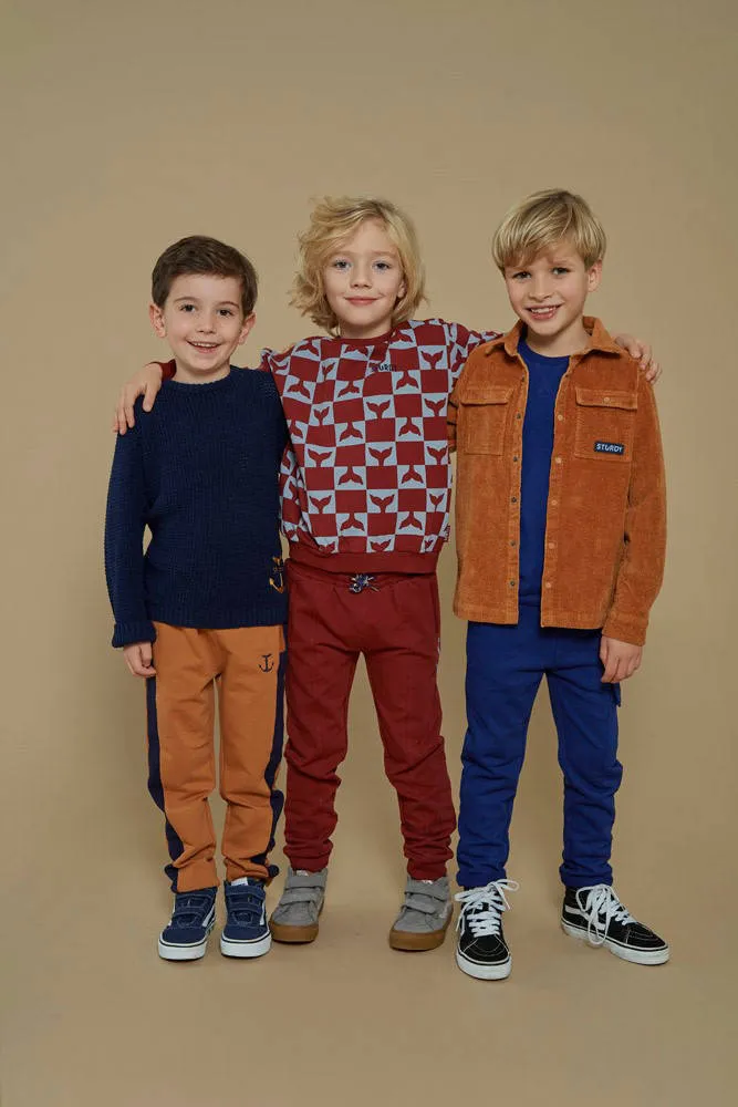 Sturdy corduroy overshirt bruin, foto 4