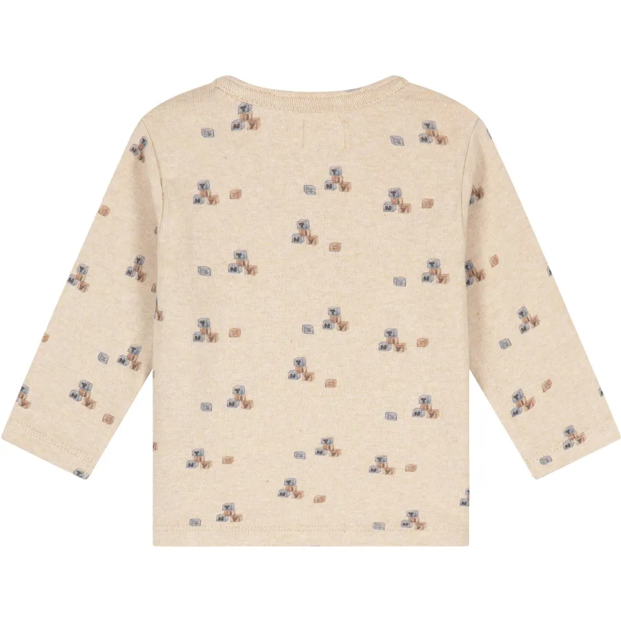 A Tiny Story longsleeve met print beige, foto 2