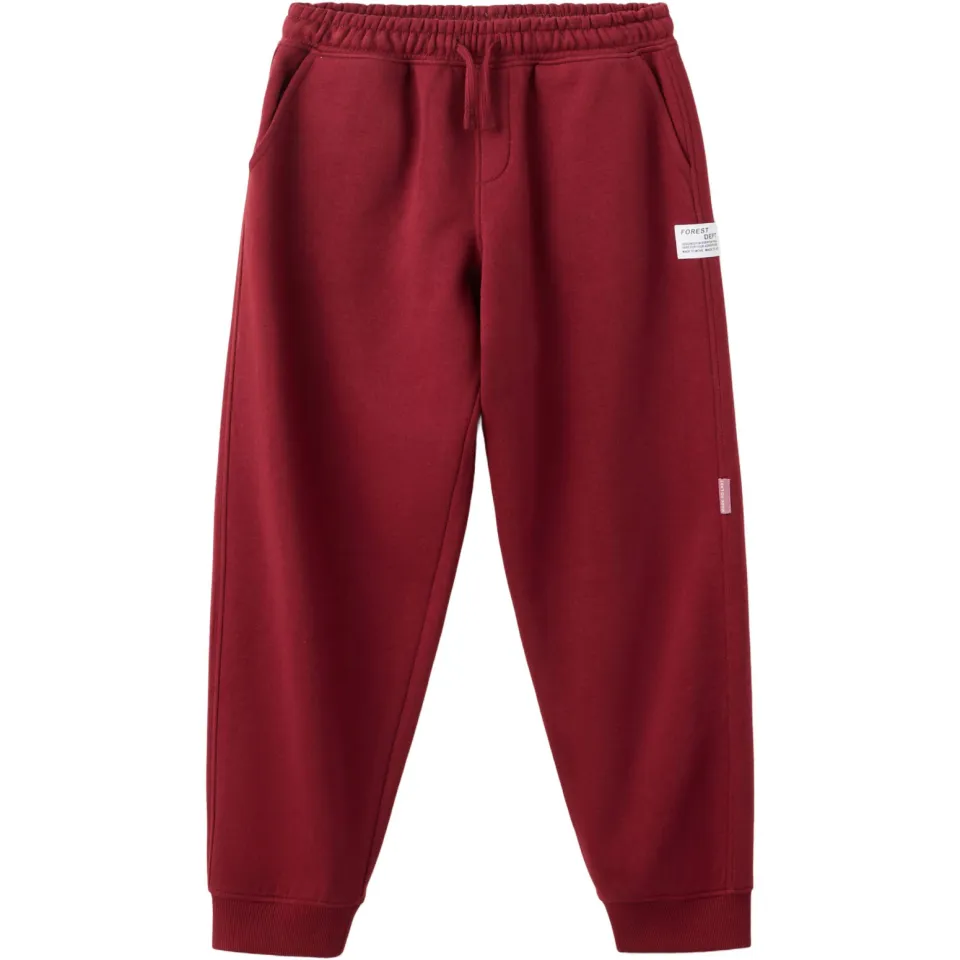 Mango Kids joggingbroek donkerrood, foto 2