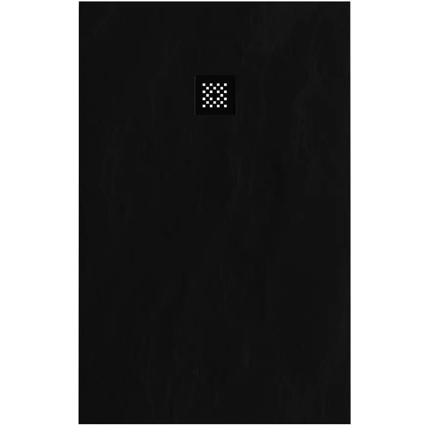 Brauer Asteroid douchebak 90x140 mat zwart