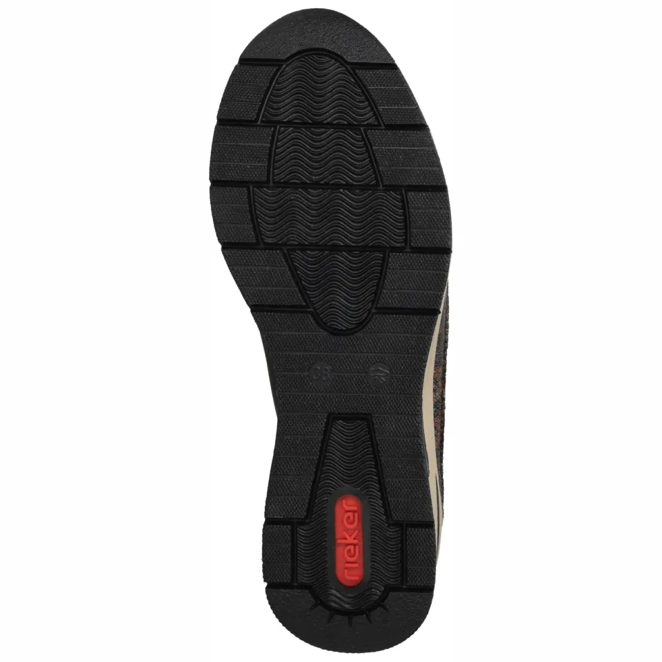Rieker 292896 lage sneakers bruin, foto 7