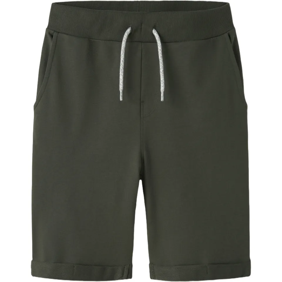 NAME IT NKMVERMO sweatshort donkergroen deep depths, foto 2