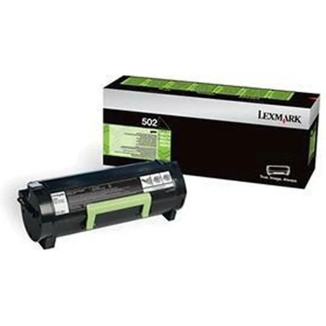 Lexmark 502 Toner zwart 1.500 pages retu Black