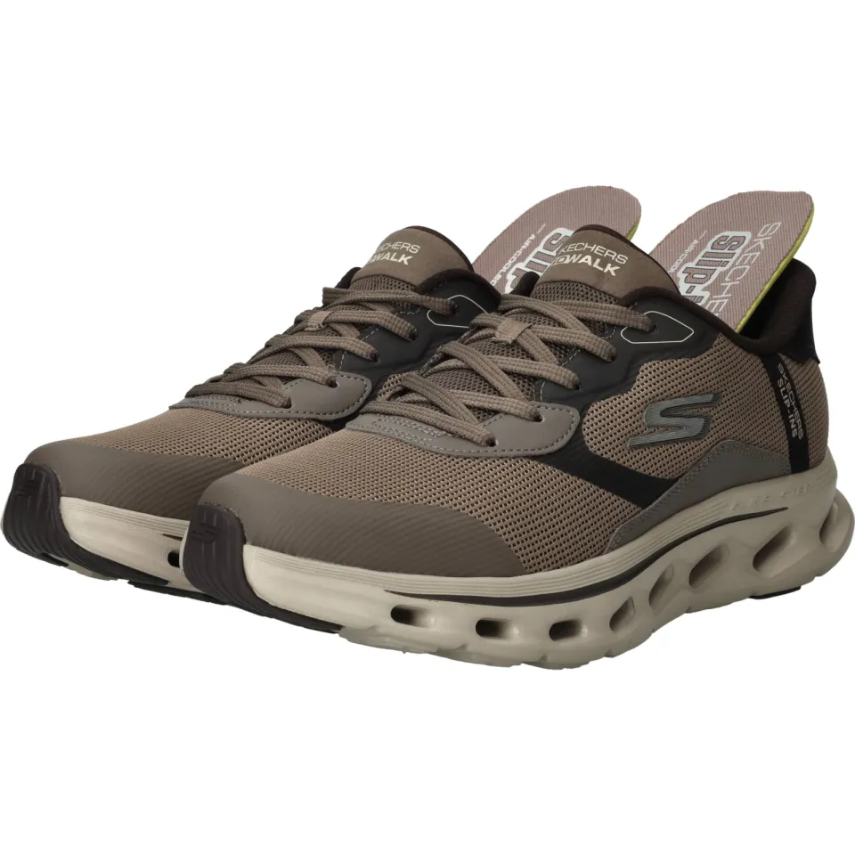 Skechers Slip-Ins Go Walk Glide-Step lage sneakers taupe, foto 6