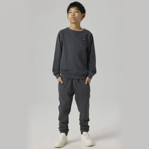 NAME IT KIDS sweater donkergrijs melange, foto 3