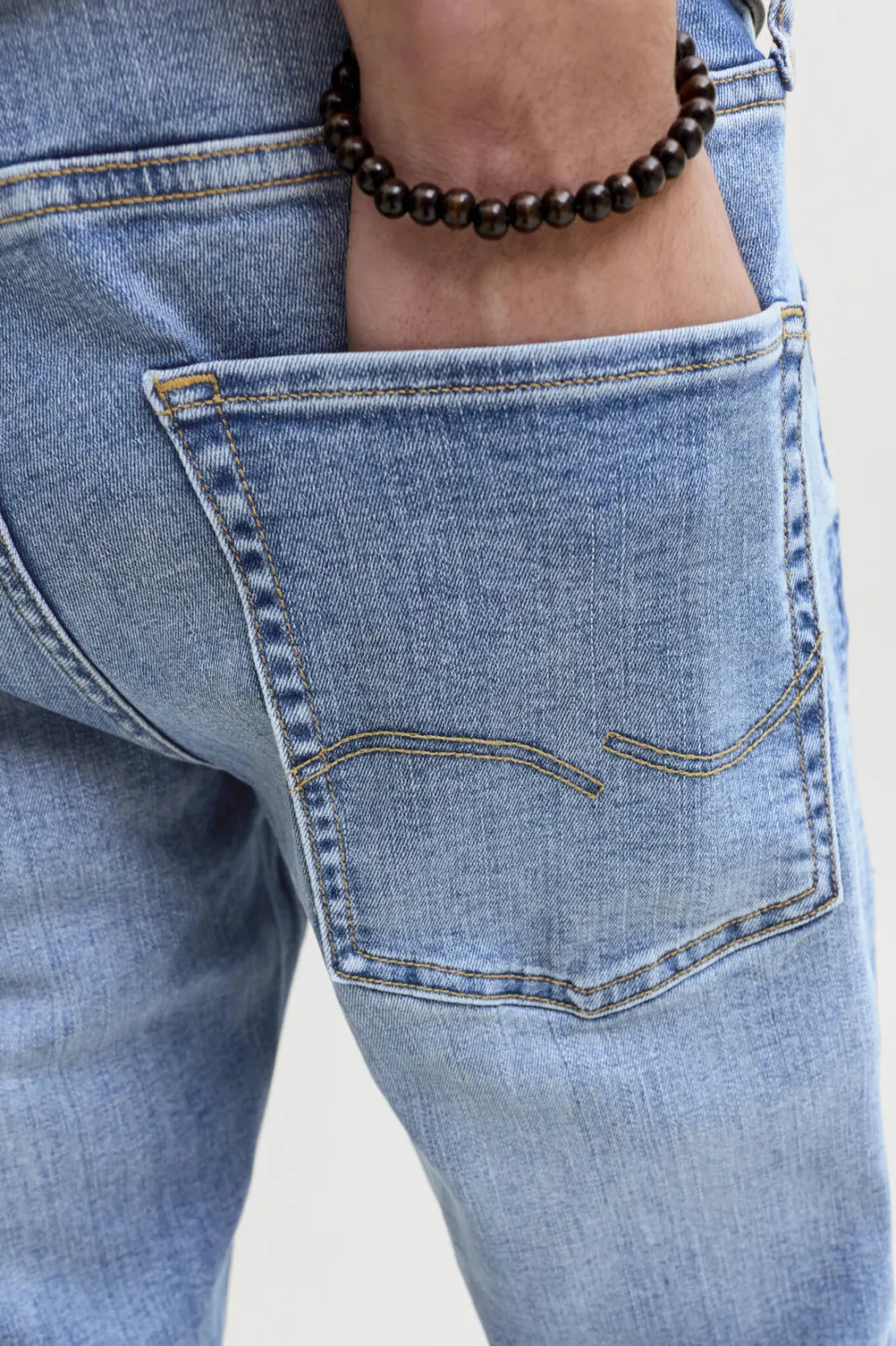 Jack & Jones JEANS INTELLIGENCE tapered jeans - blue denim, foto 5