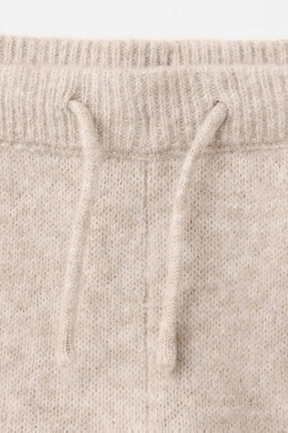 Mango Kids wide leg casual broek beige, foto 5