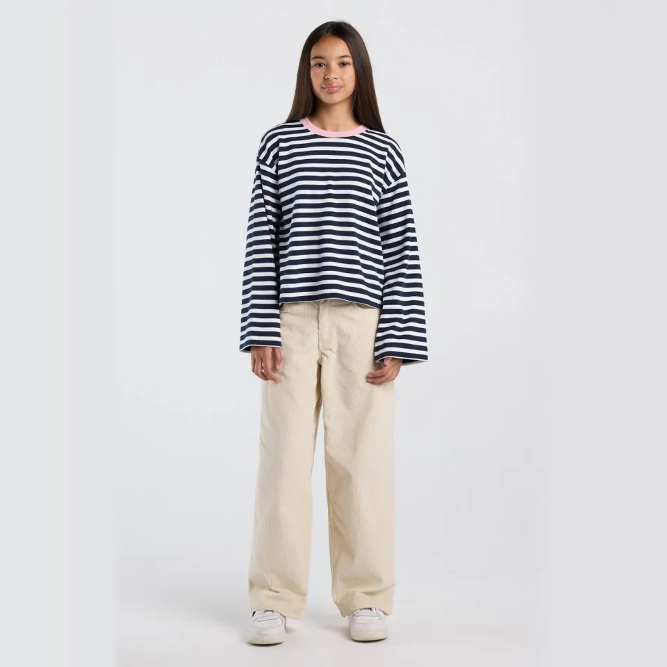America Today gestreepte longsleeve donkerblauw/wit, foto 4