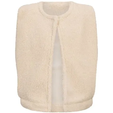 Retour Jeans gilet beige Meisjes Polyester Ronde hals Effen