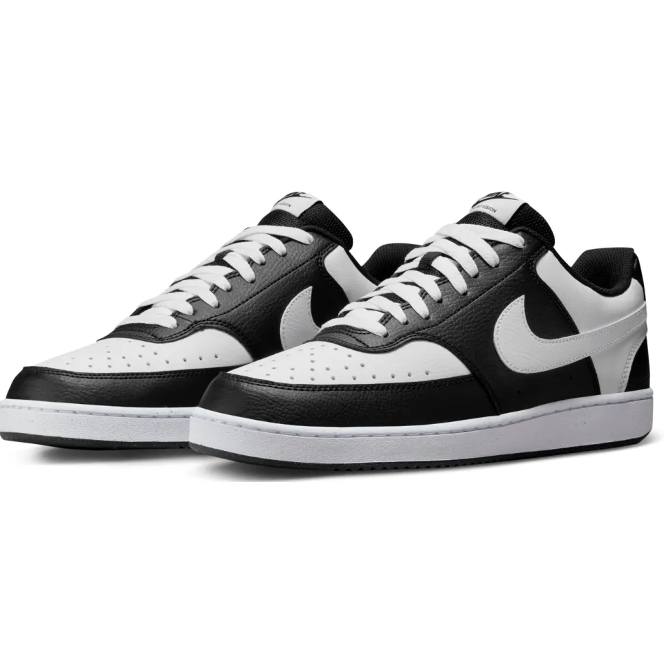 Nike Court Vision Low sneakers zwart wit, foto 2