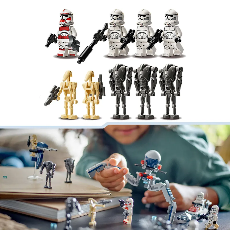 Lego Star Wars Clone Trooper & Battle Droid Battle Pack Bouwbaar The Clone Wars Speelgoed 75372, foto 4