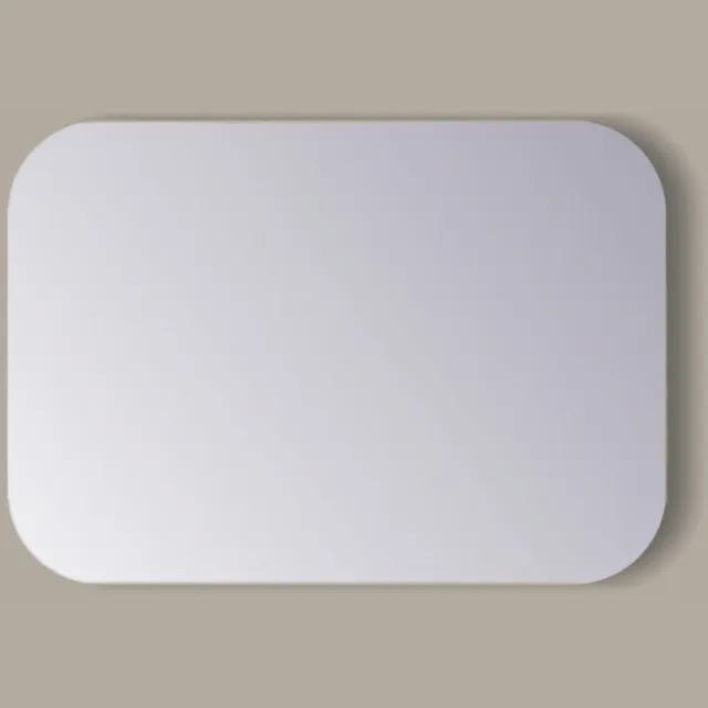 Sanicare Spiegel Rechthoek Sanicare Q-Mirrors Afgeronde Hoeken 60x85 cm PP Geslepen Incl. Ophanging