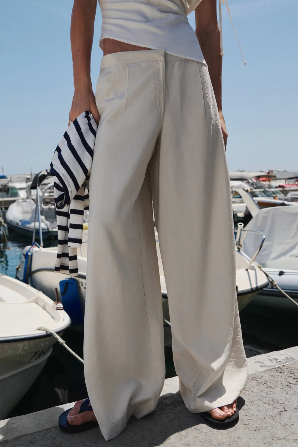 Mango pantalon zand, foto 4