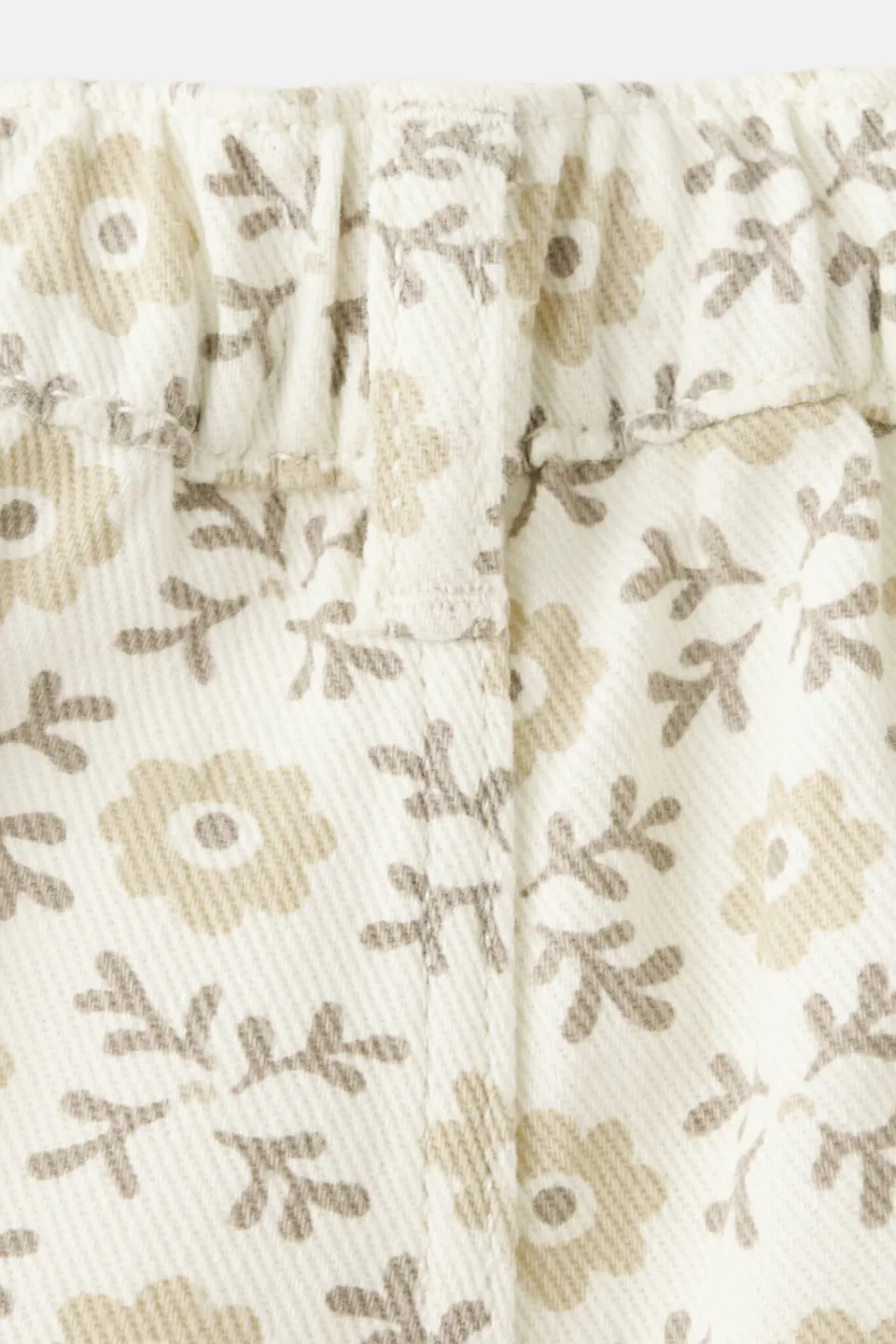 Mango Kids wide leg gebloemde jeans - beige, foto 6