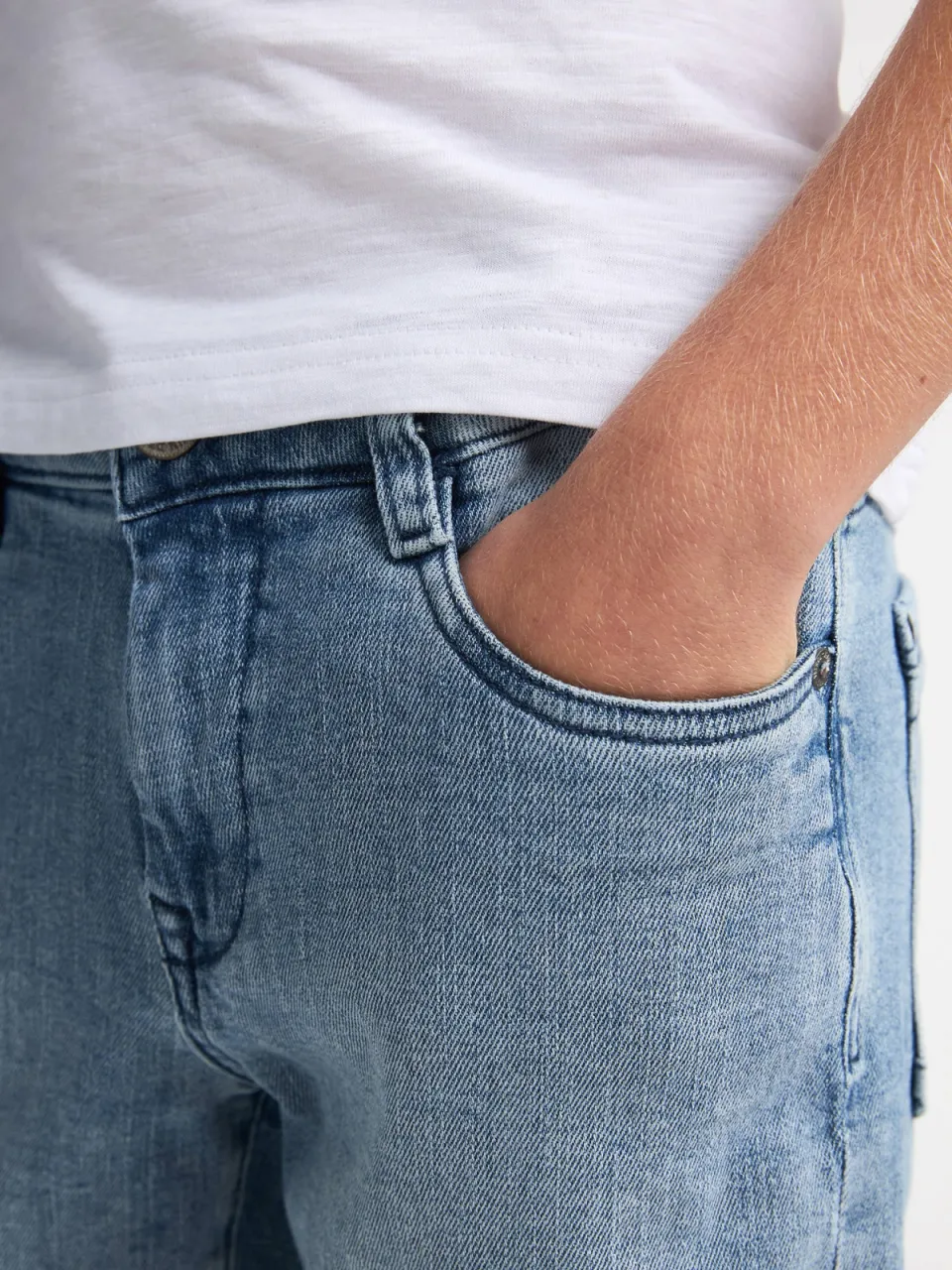 Petrol Industries jeansshort medium blue denim, foto 8