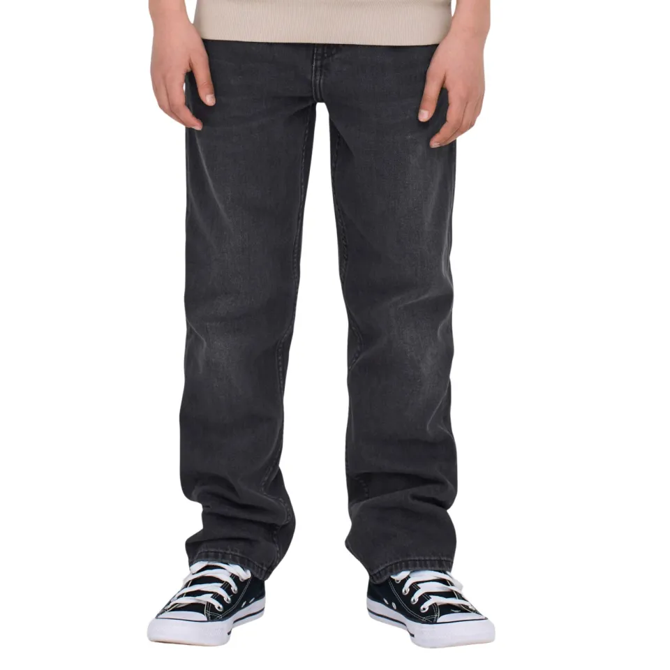 Only & Sons JUNIOR straight leg jeans black denim, foto 6