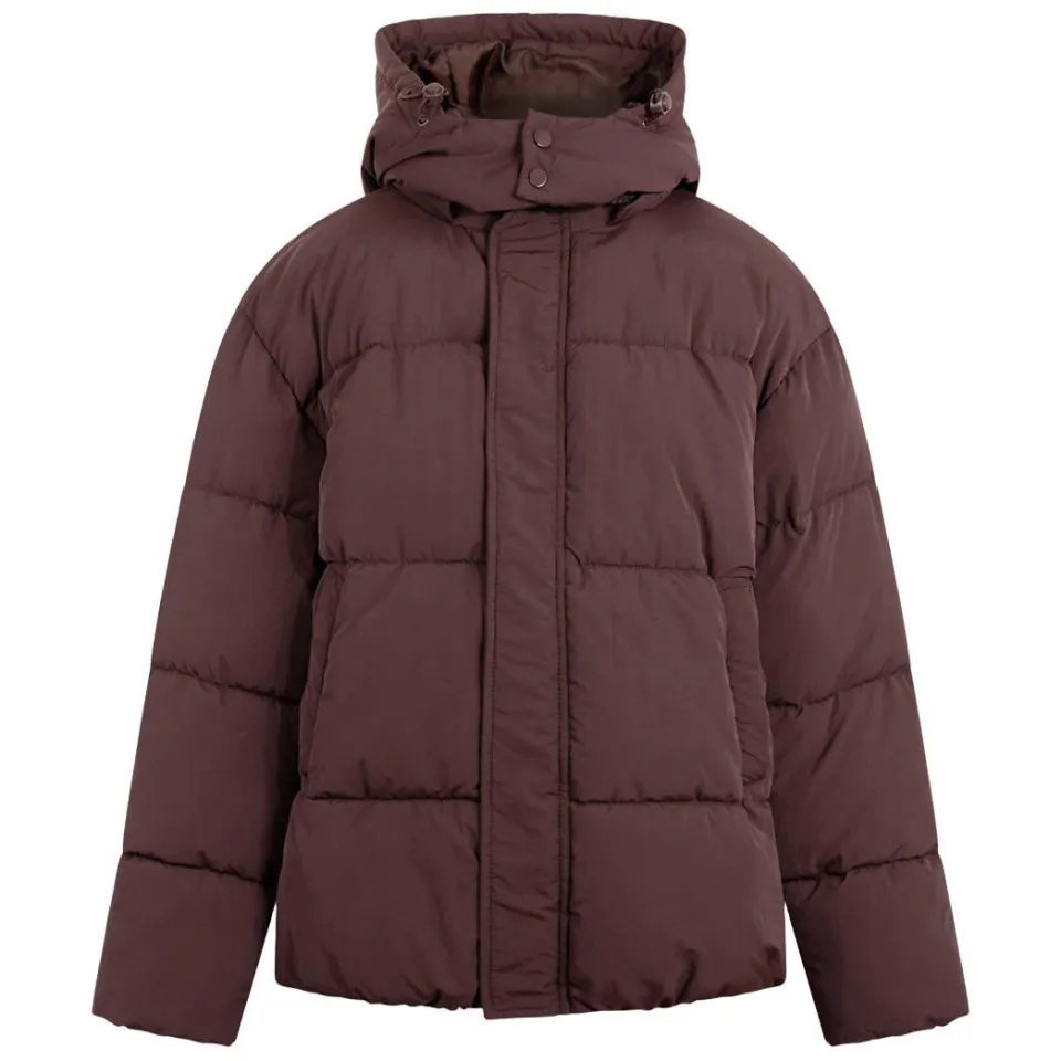 Shoeby winter pufferjas donkerbruin, foto 2