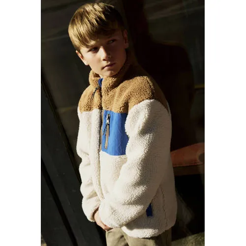 NAME IT KIDS teddy jas ecru, foto 4