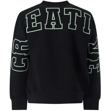 Retour Jeans rechtvallende sweater met backprint - donkergrijs Backprint, foto 2