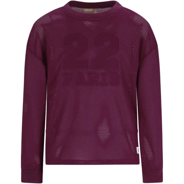 Like Flo Young longsleeve donkerrood, foto 2