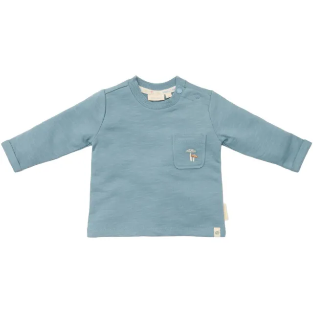 Little Dutch longsleeve blauw effen, foto 2