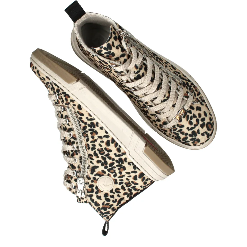 Rieker N3903-90 hoge sneakers beige, foto 5