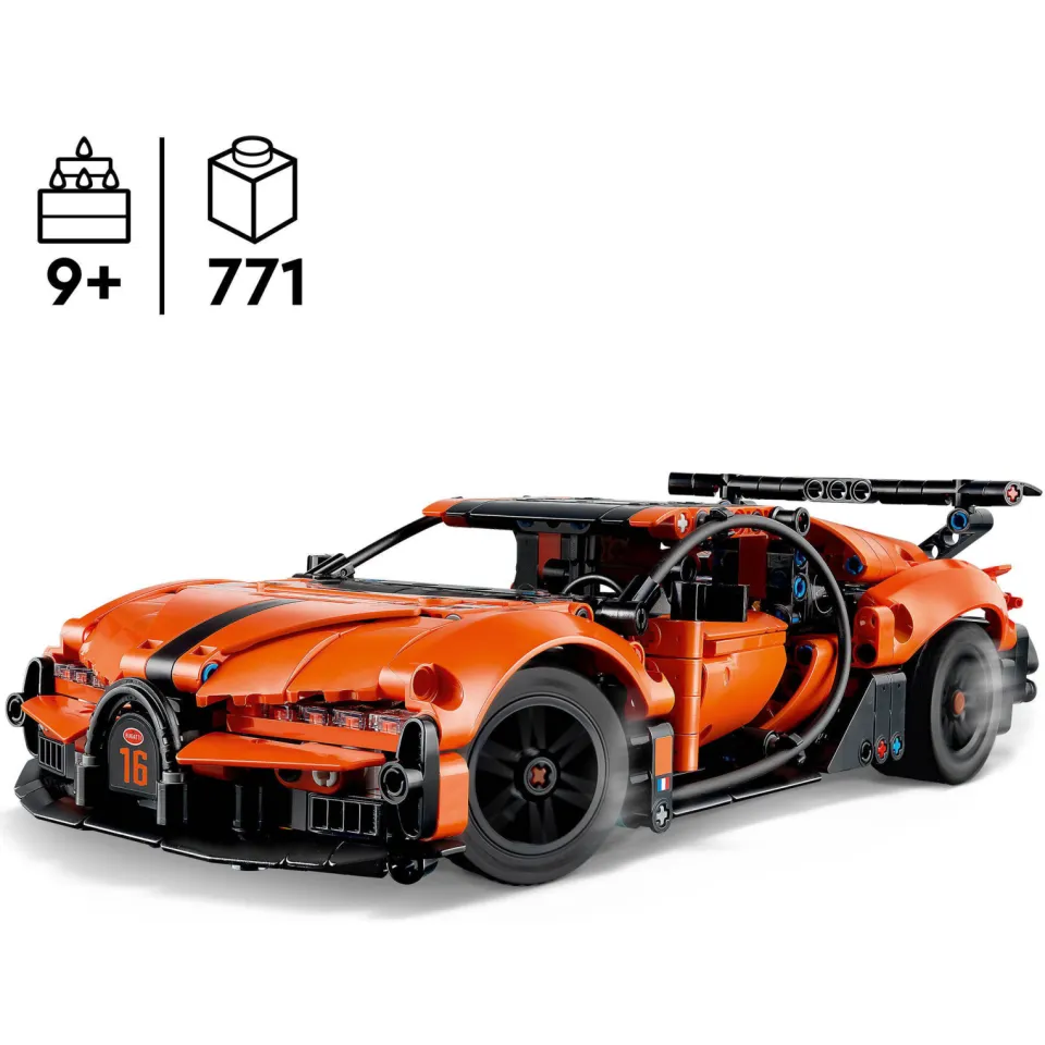 Lego Technic Bugatti Chiron Pur Sport hypercar 42222, foto 5