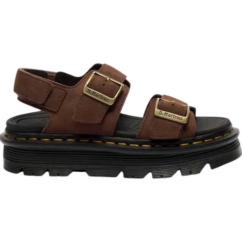 Dr. Martens Zebzag sandaal bruin