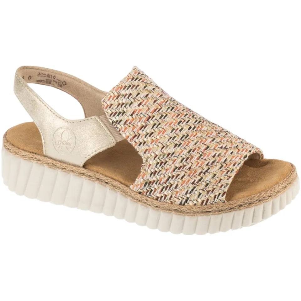 Rieker 62741 sandaal beige, foto 3