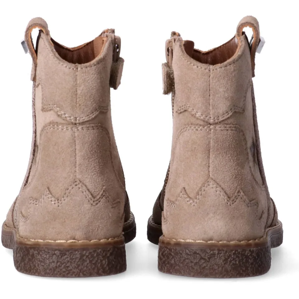 Tommy Hilfiger leren laarzen met hak - taupe, foto 2
