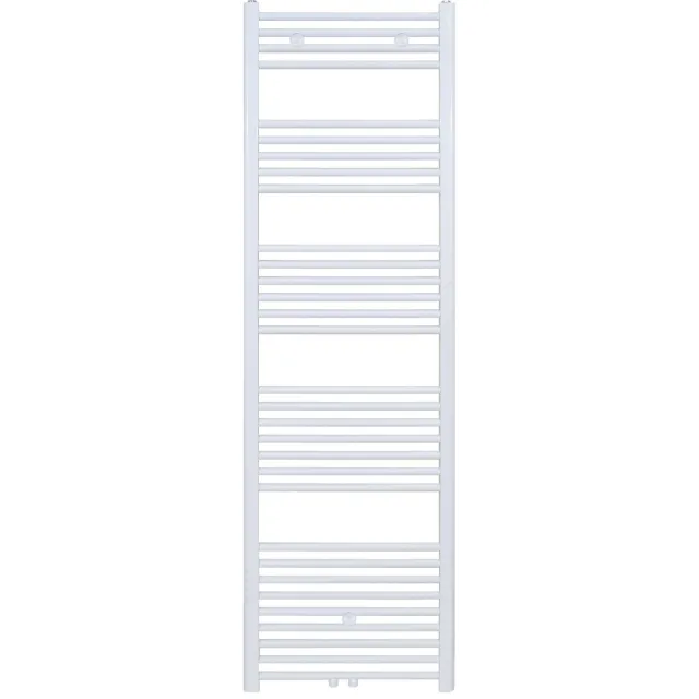 Boss & Wessing Designradiator Nile Gobi 180x40 cm 699W Glanzend Wit Boss & Wessing