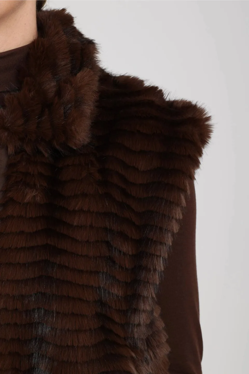 NUKUS gilet - donkerbruin, foto 6